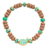 Armband paisley turquoise